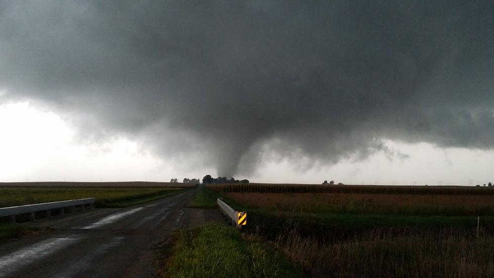 EF2 Tornado in Homer, Illinois. Photo Credit: Weather.com
