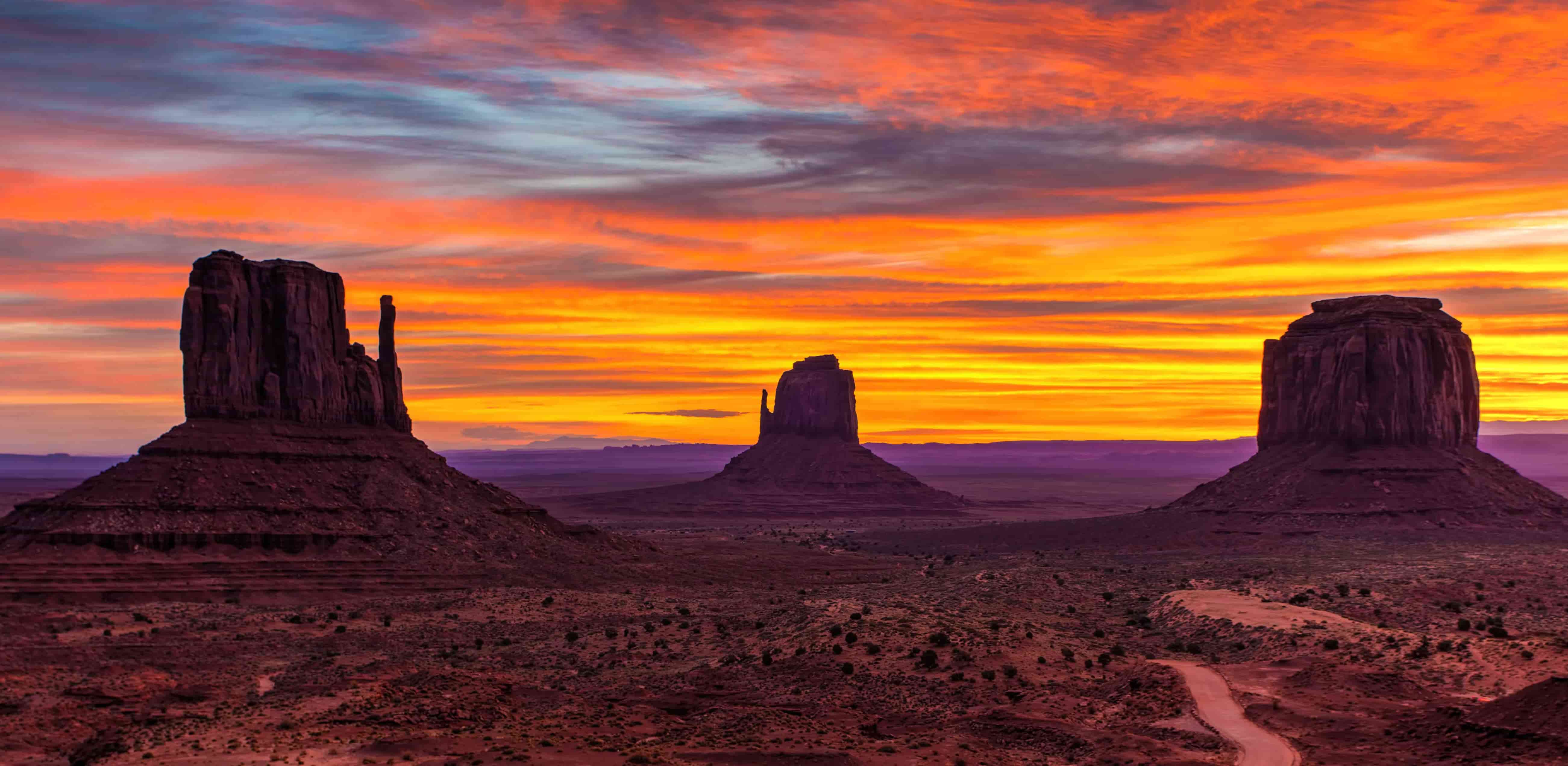 Visit Arizona's famous Monument Valley