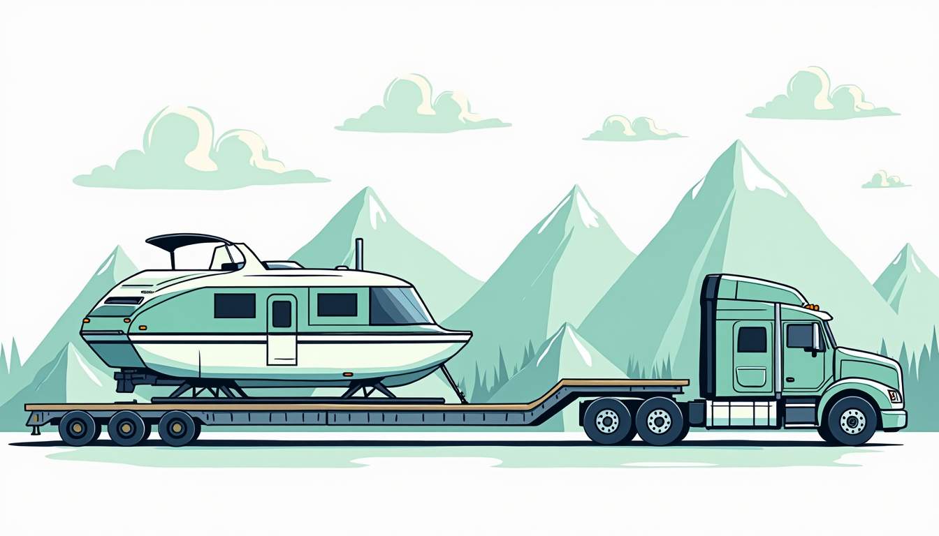 An oversized vehicle