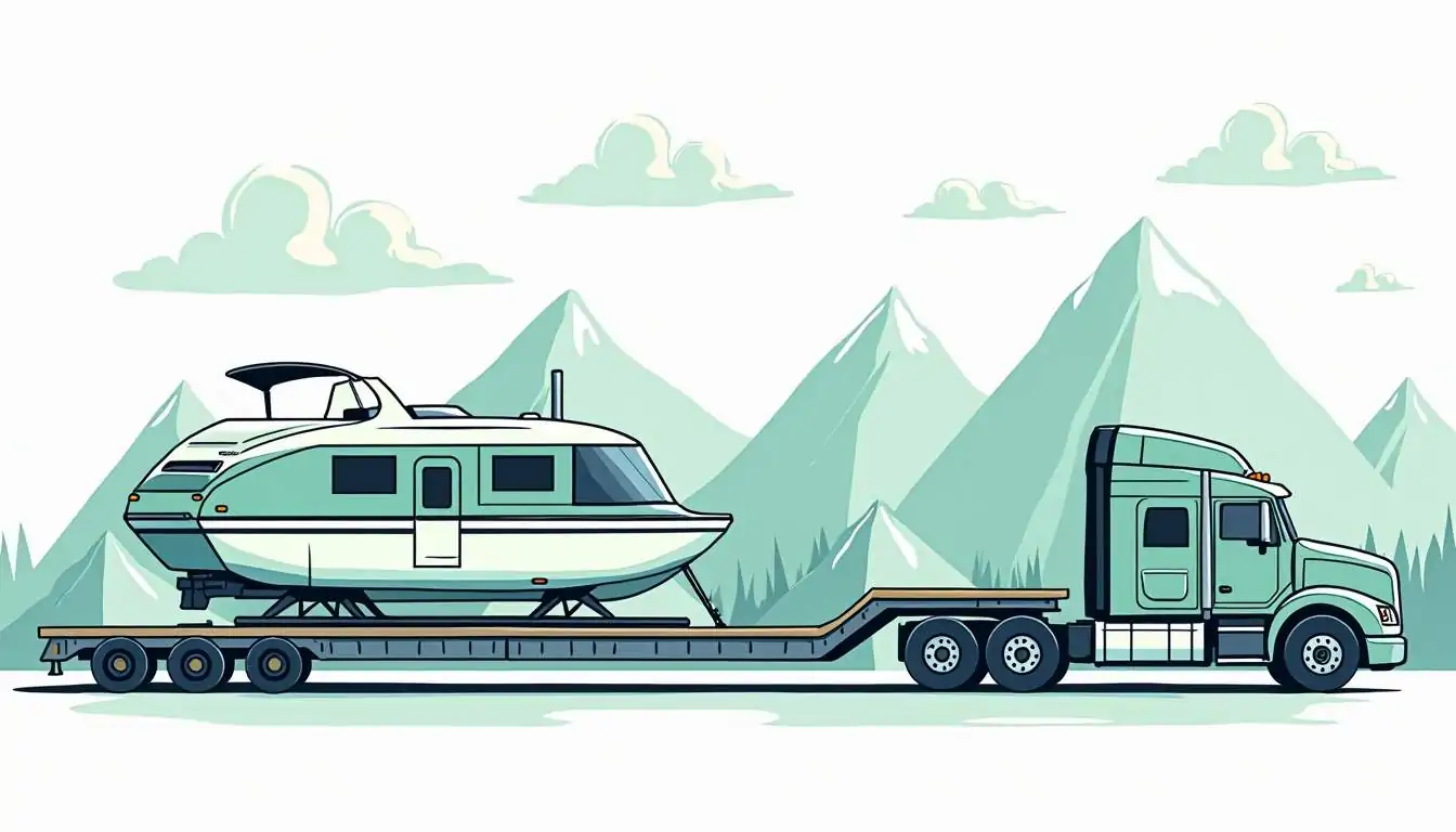An oversized vehicle