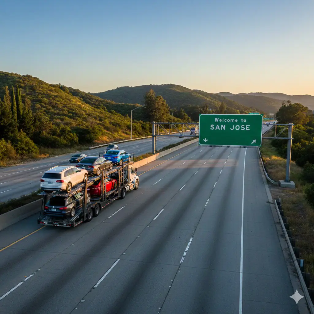 Car shipping to and from San Jose California